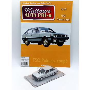 Polonez Coupe + gazetka - skala 1:43 - DeAgostini Kultowe Auta PRL